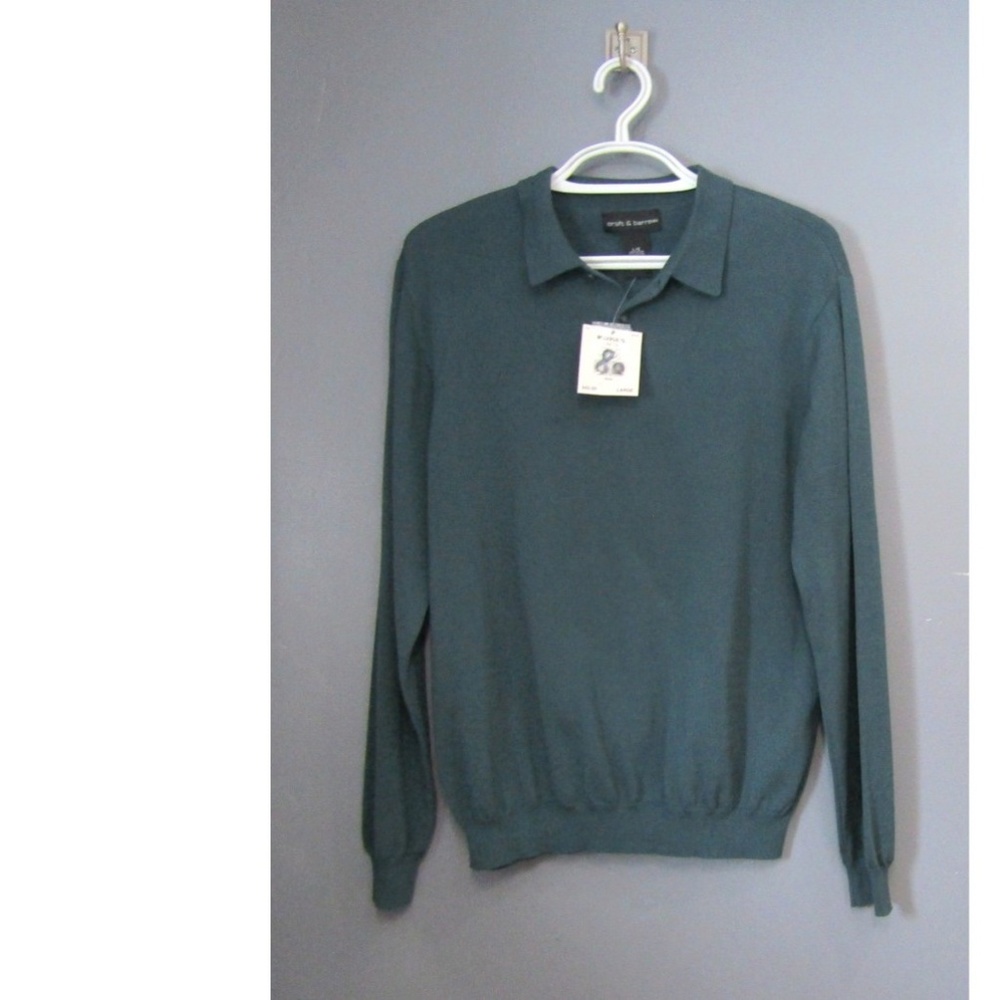 NEW Croft & Barrow Deep Lake Teal Pullover Size L